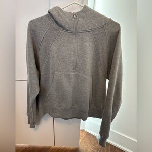 Forever21 Gray Women's Half Zip Hoodie